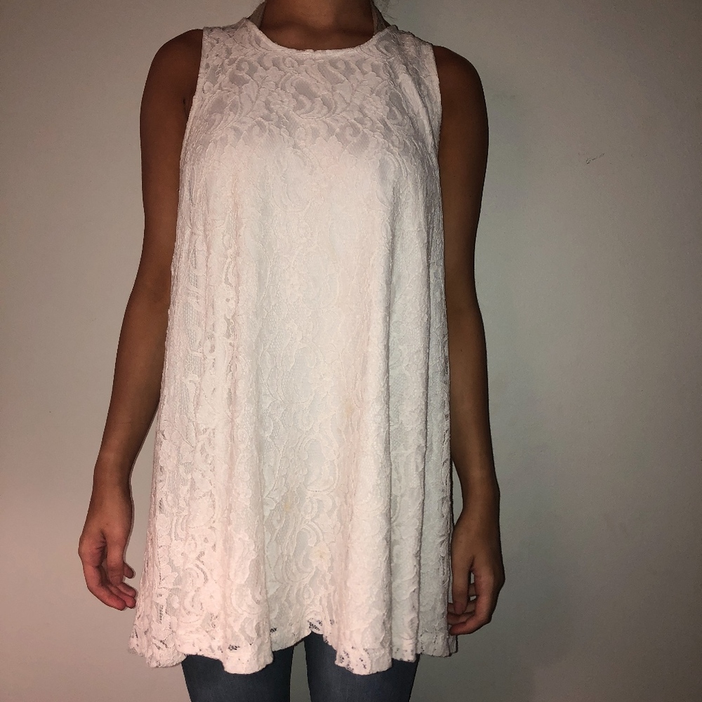 White Lace Tunic